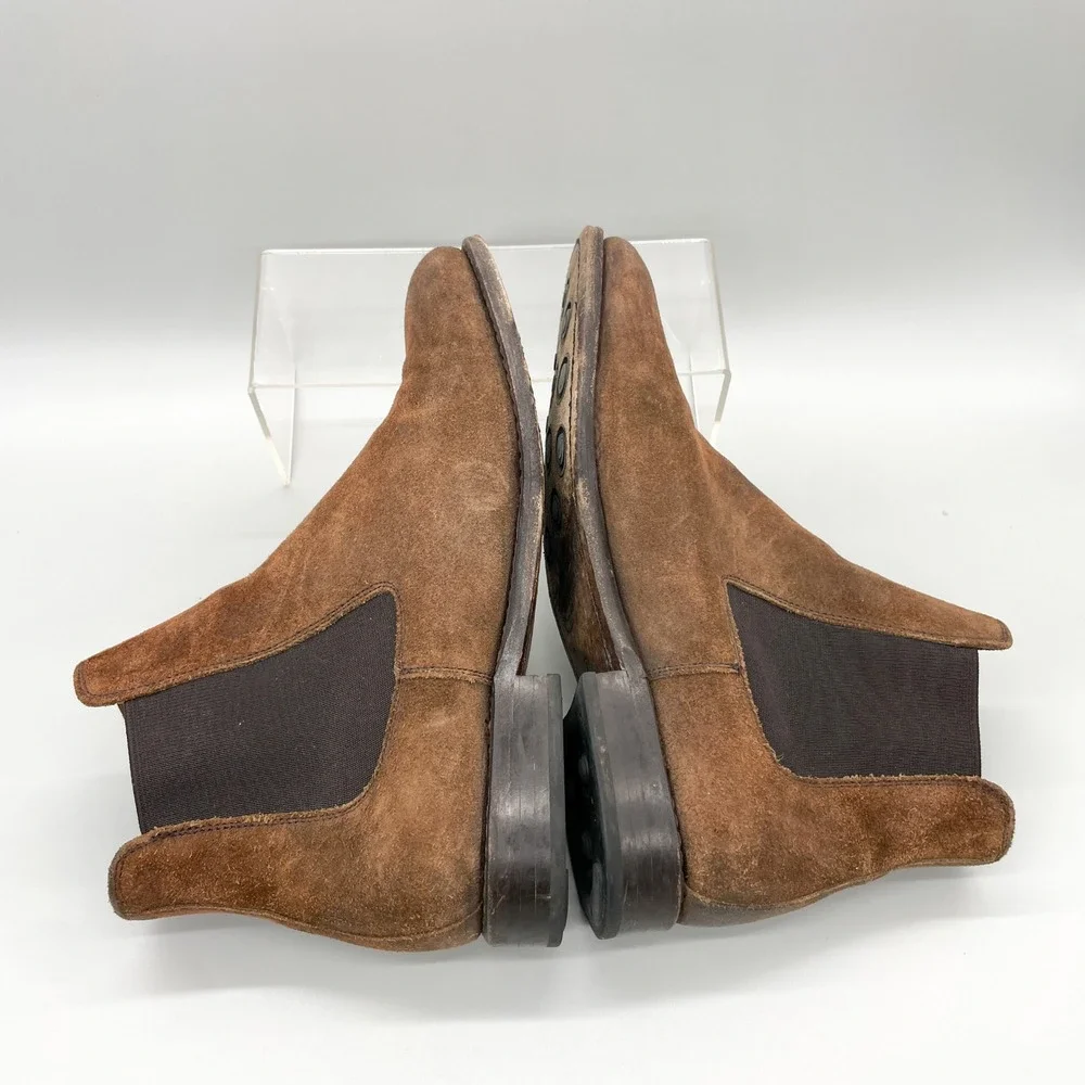 Thursday Boot Co Cavalier Chelsea Mens 7.5 Brown Suede Rugged Classic Work Shoes